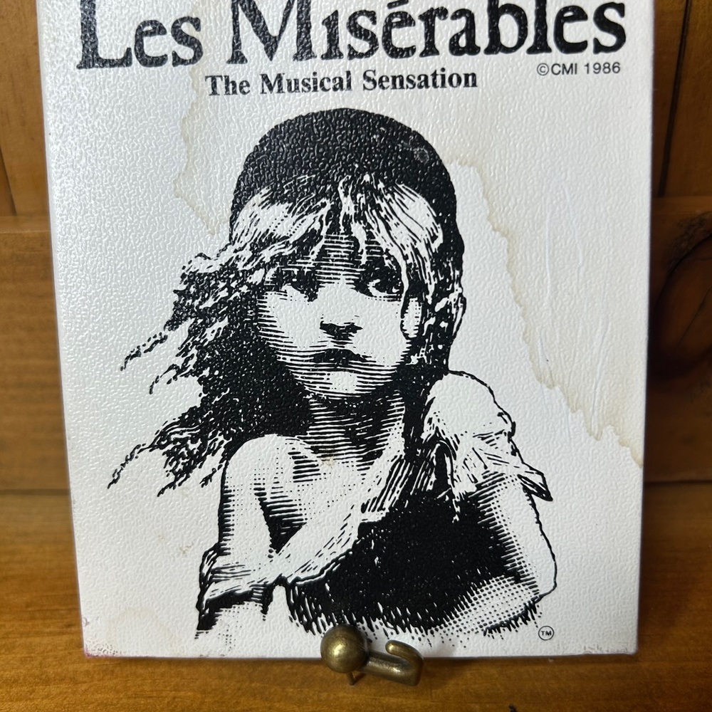Les Misérables set of six coasters